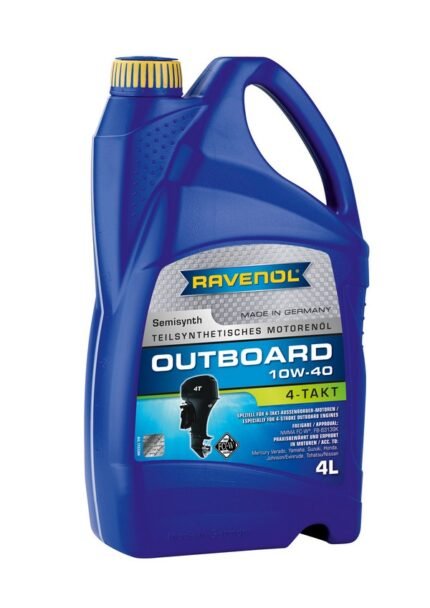 RAVENOL Outboardoel 4T SAE 10W-40 4 L