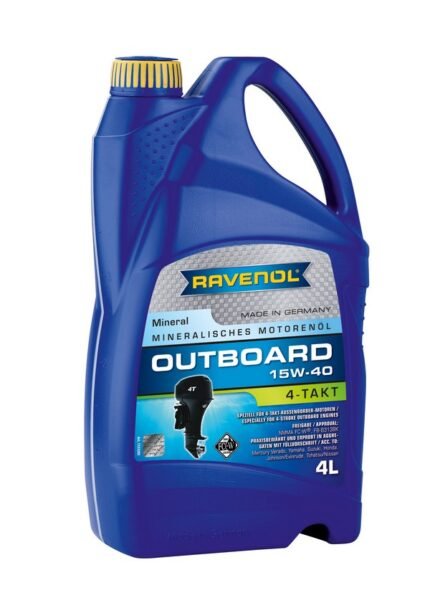 RAVENOL Outboardoel 4T SAE 15W-40 4 L