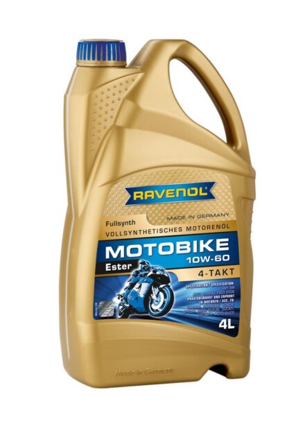 RAVENOL Motobike 4-T Ester 10W60 4 L