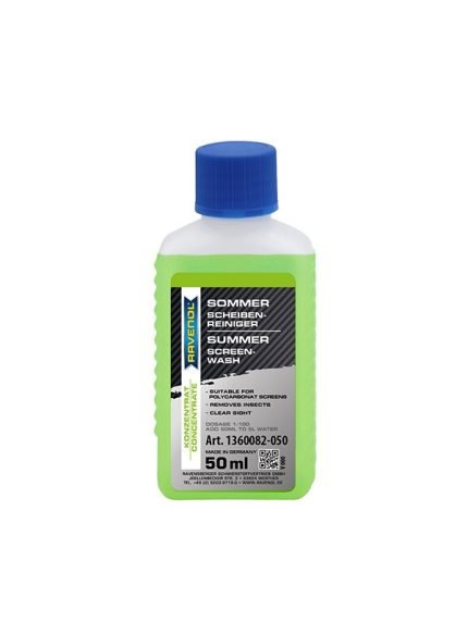 RAVENOL Sommer Scheibenreiniger Limpiaparabrisas Ultra-Concentrado Verano 50ml Aroma Manzana