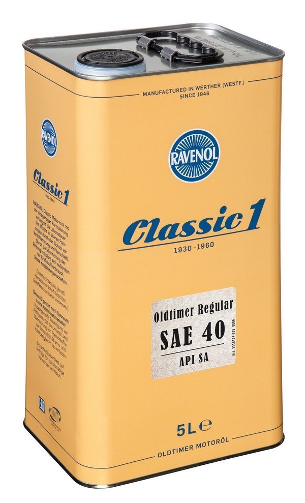 RAVENOL Oldtimer Regular SAE 40 API SA 5 L