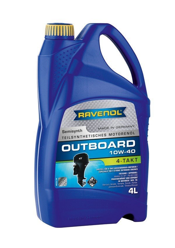 RAVENOL Outboardoel 4T SAE 10W-40 4 L