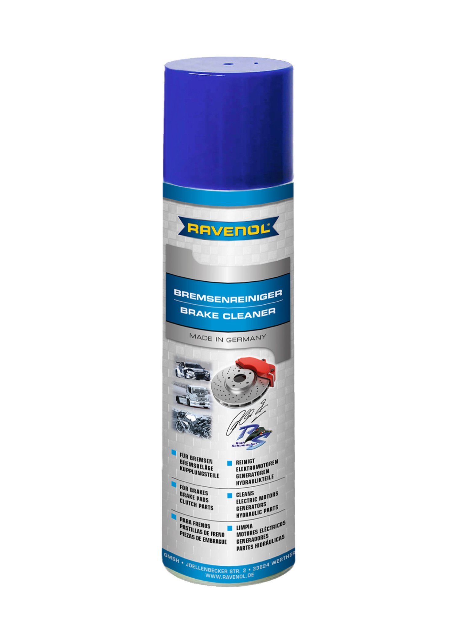 RAVENOL Bremsenreiniger - Spray Limpiafrenos 500ml