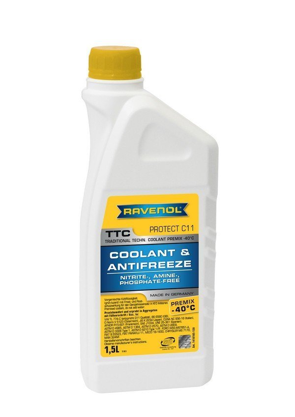 RAVENOL TTC Trad. Techn. Coolant Premix -40°C 1.50 L