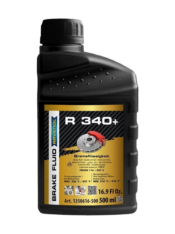 RAVENOL Racing Brake Fluid R340+ Líquido de frenos racing 0,5L = 500ml