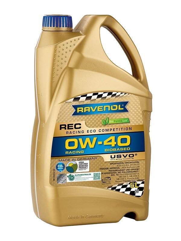RAVENOL Racing Eco Competition REC SAE 0W 40 5L RAVENOL