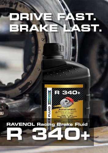 RAVENOL Racing Brake Fluid R340+ Líquido de frenos racing 0,5L = 500ml